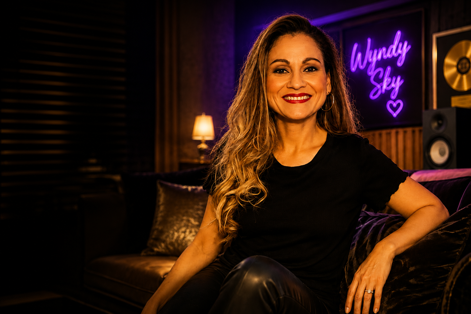 Wyndy Sky official artist portrait in a DaPoint studio setting