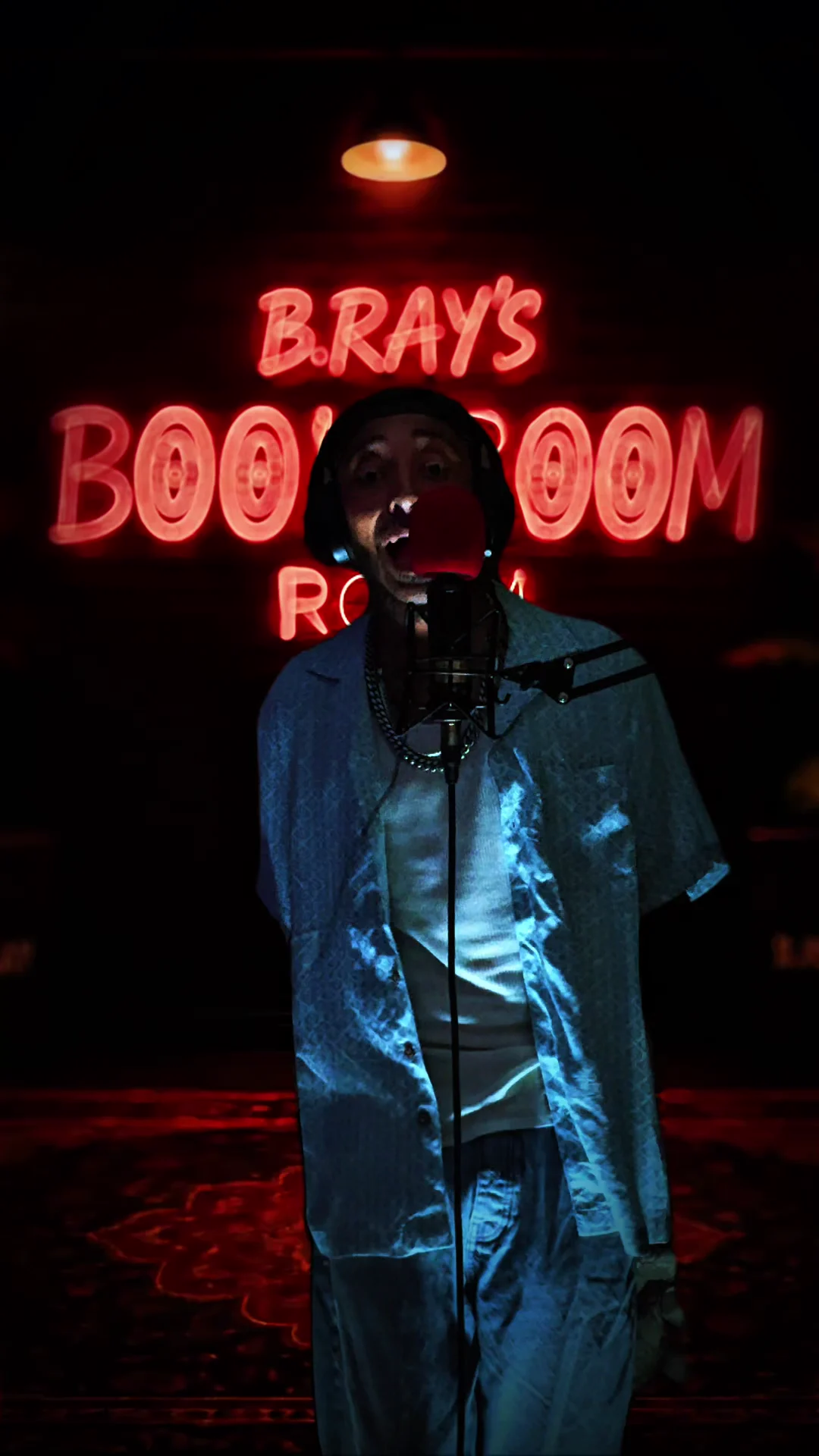 Bobby ReeZy performing inside B.Ray's Boom Boom Room